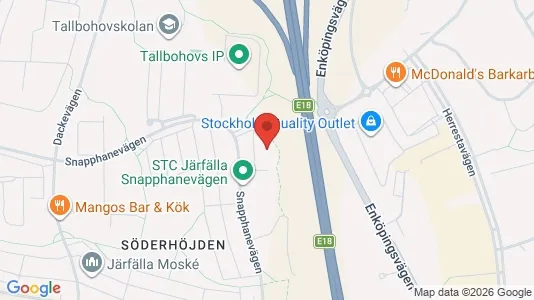 Lägenheter att hyra i Järfälla - kort over placeringen