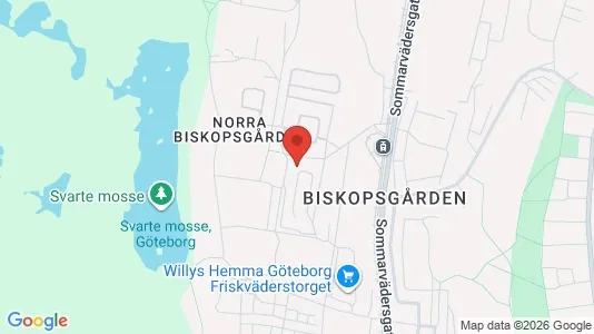 Lägenheter att hyra i Västra hisingen - kort over placeringen
