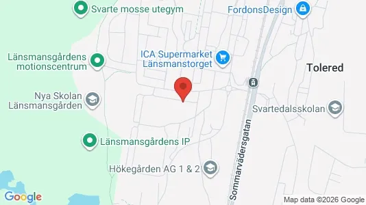 Lägenheter att hyra i Västra hisingen - kort over placeringen