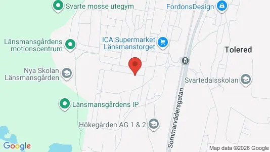 Lägenheter att hyra i Västra hisingen - kort over placeringen