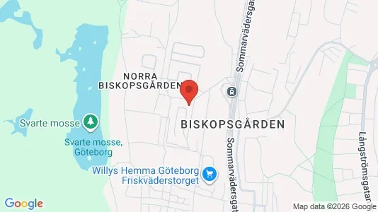 Lägenheter att hyra i Västra hisingen - kort over placeringen