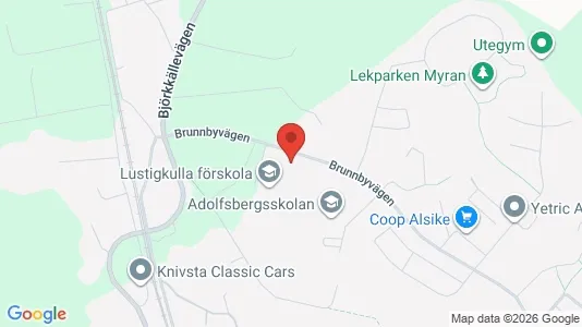 Lägenheter att hyra i Knivsta - kort over placeringen