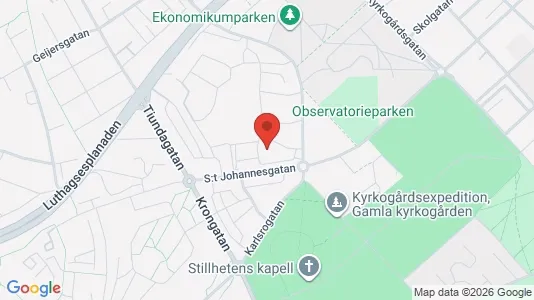 Lägenheter att hyra i Uppsala - kort over placeringen