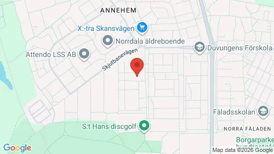 Lägenheter att hyra i Lund - kort over placeringen