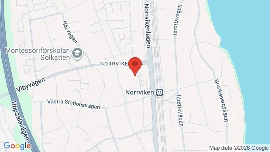 Lägenheter att hyra i Sollentuna - kort over placeringen