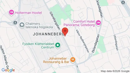 Lägenheter att hyra i Johanneberg - kort over placeringen
