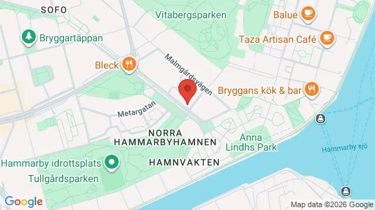 Lägenheter att hyra i Södermalm - kort over placeringen