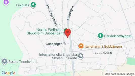 Lägenheter att hyra i Söderort - kort over placeringen