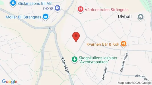Lägenheter att hyra i Strängnäs - kort over placeringen