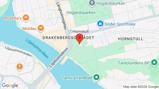 Lägenheter att hyra i Södermalm - kort over placeringen