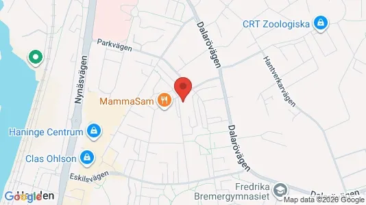 Lägenheter att hyra i Haninge - kort over placeringen