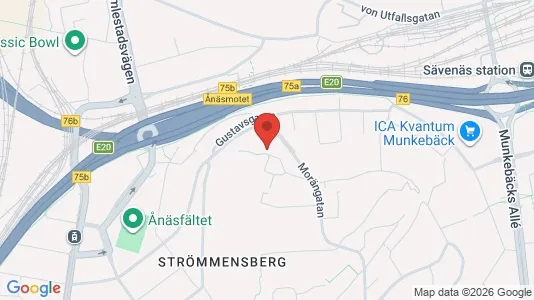 Lägenheter att hyra i Örgryte-Härlanda - kort over placeringen
