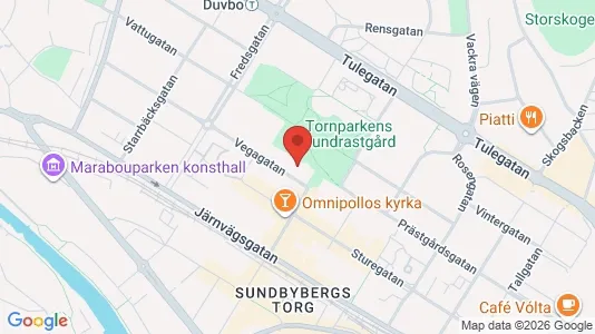 Lägenheter att hyra i Sundbyberg - kort over placeringen