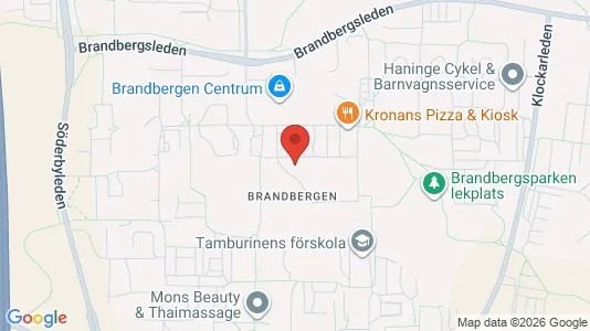 Lägenheter att hyra i Haninge - kort over placeringen