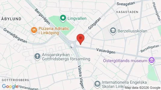 Lägenheter att hyra i Linköping - kort over placeringen