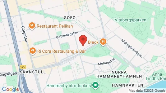 Lägenheter att hyra i Södermalm - kort over placeringen