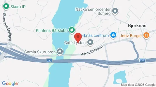 Lägenheter att hyra i Nacka - kort over placeringen