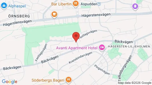 Lägenheter att hyra i Söderort - kort over placeringen
