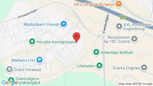 Lägenheter att hyra i Södertälje - kort over placeringen