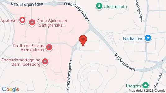 Lägenheter att hyra i Örgryte-Härlanda - kort over placeringen
