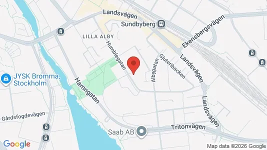 Lägenheter att hyra i Sundbyberg - kort over placeringen
