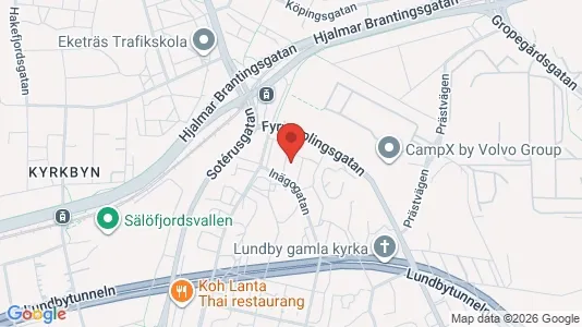 Lägenheter att hyra i Västra hisingen - kort over placeringen