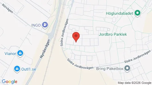 Lägenheter att hyra i Haninge - kort over placeringen