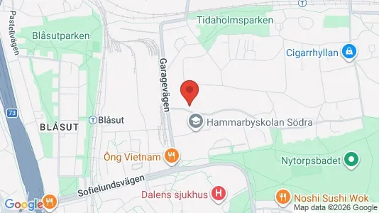 Lägenheter att hyra i Söderort - kort over placeringen