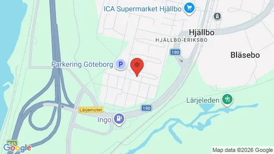Lägenheter att hyra i Angered - kort over placeringen