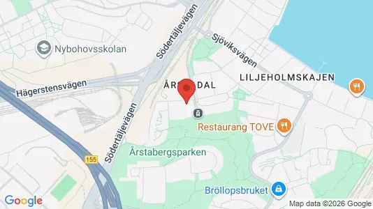 Lägenheter att hyra i Södermalm - kort over placeringen