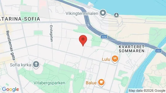Lägenheter att hyra i Södermalm - kort over placeringen