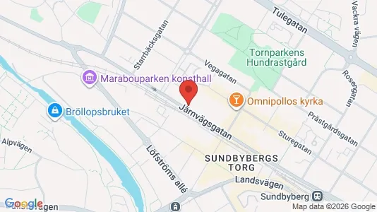 Lägenheter att hyra i Sundbyberg - kort over placeringen