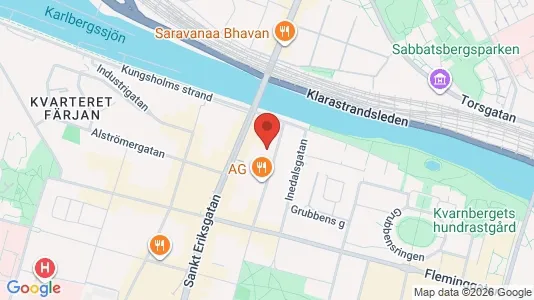 Lägenheter att hyra i Kungsholmen - kort over placeringen