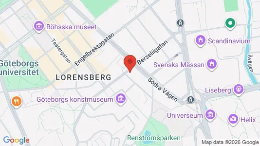 Lägenheter att hyra i Örgryte-Härlanda - kort over placeringen