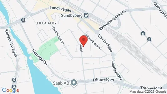 Lägenheter att hyra i Sundbyberg - kort over placeringen