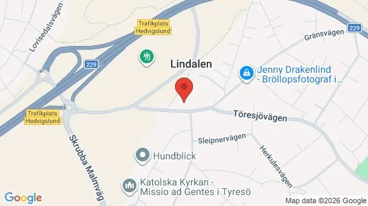 Lägenheter att hyra i Tyresö - kort over placeringen