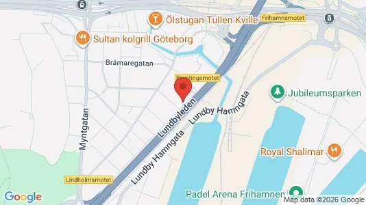 Lägenheter att hyra i Lundby - kort over placeringen