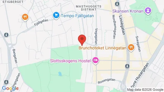 Lägenheter att hyra i Majorna-Linné - kort over placeringen