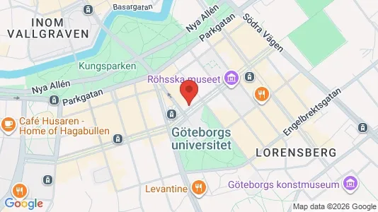 Lägenheter att hyra i Göteborg Centrum - kort over placeringen