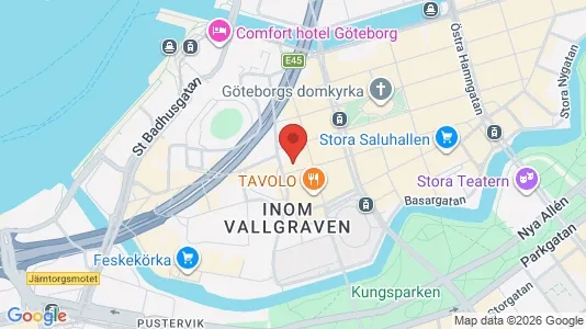 Lägenheter att hyra i Göteborg Centrum - kort over placeringen