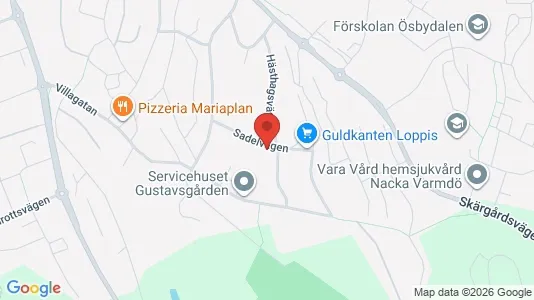 Lägenheter att hyra i Värmdö - kort over placeringen