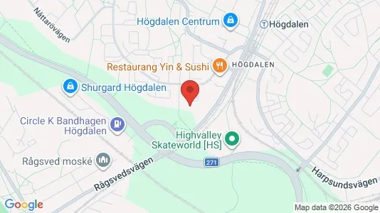 Lägenheter att hyra i Söderort - kort over placeringen