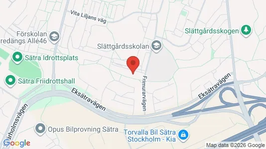 Lägenheter att hyra i Söderort - kort over placeringen