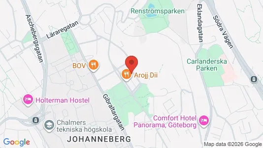 Lägenheter att hyra i Johanneberg - kort over placeringen