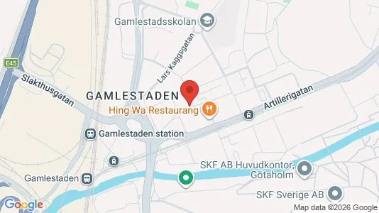 Lägenheter att hyra i Göteborg Östra - kort over placeringen