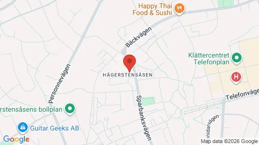 Lägenheter att hyra i Söderort - kort over placeringen