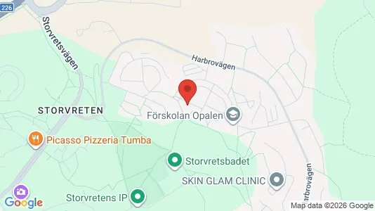 Lägenheter att hyra i Botkyrka - kort over placeringen