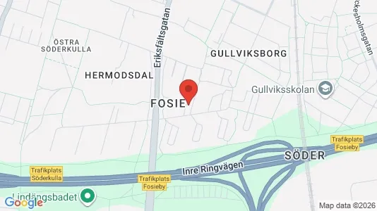 Lägenheter att hyra i Fosie - kort over placeringen
