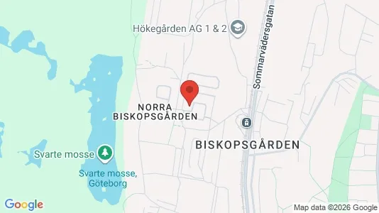 Lägenheter att hyra i Västra hisingen - kort over placeringen
