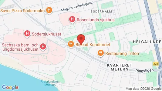 Lägenheter att hyra i Södermalm - kort over placeringen